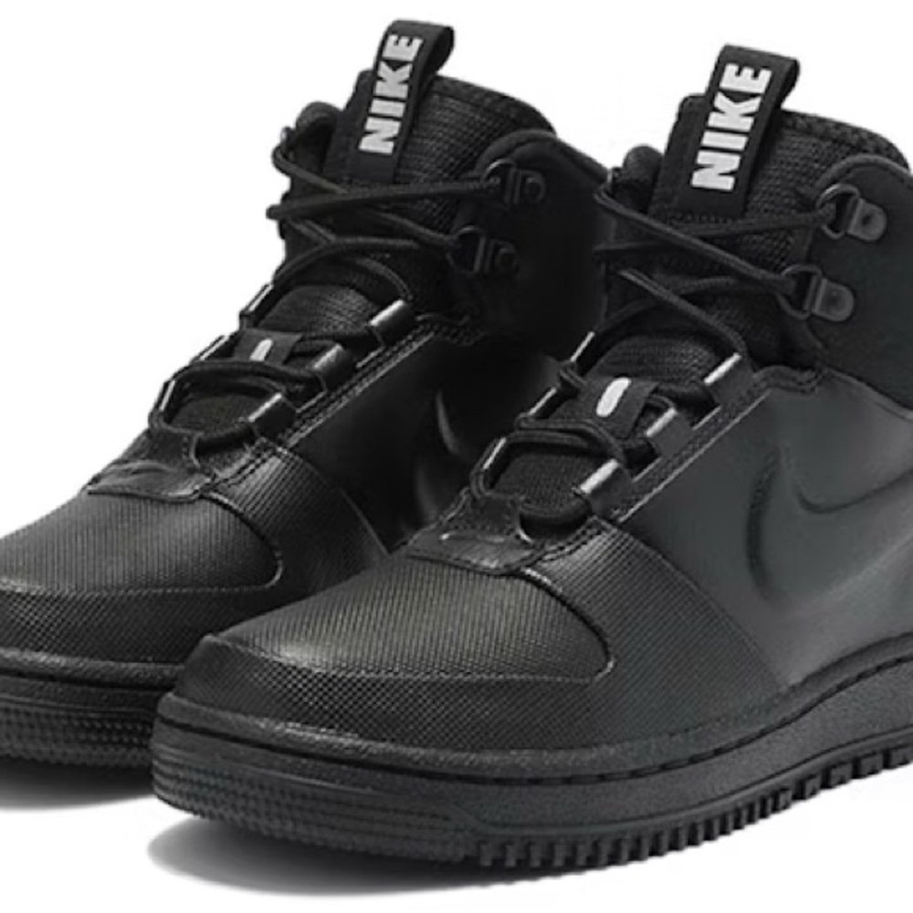Nike Path Winter Triple Black Sneaker Boots Men's Size 13 BQ4223-001 Athletic